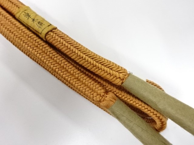  大特価品　未使用品　正絹　ゆるぎ組帯締め